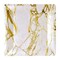Smarty Had A Party 13" White with Gold Marble Square Disposable Paper Charger Plates (120 Plates), 120PK 2690-SGM-CASE - alternate 4